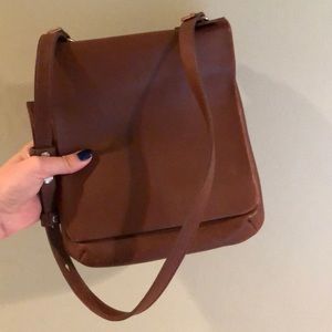 Brown Leather Coach Crossbody